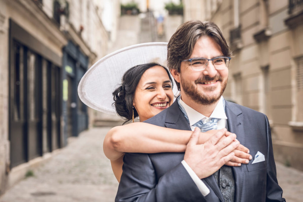 First look mariage à Montmartre