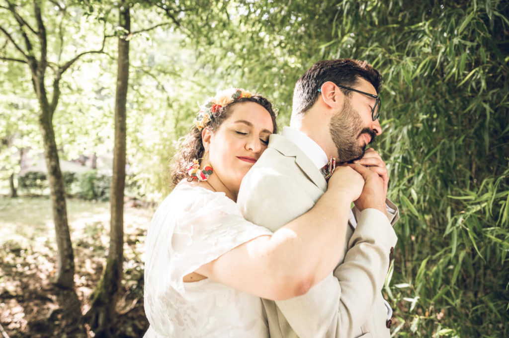 First look mariage au moulin de Sandaux