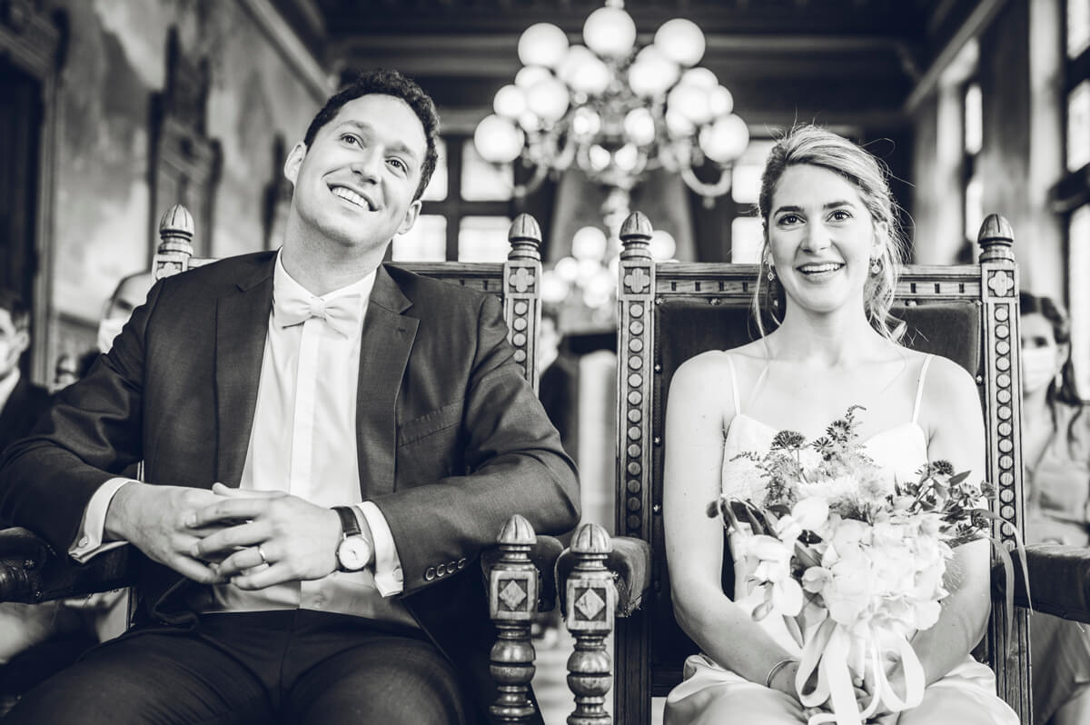 Mariage à la mairie de de Vincennes