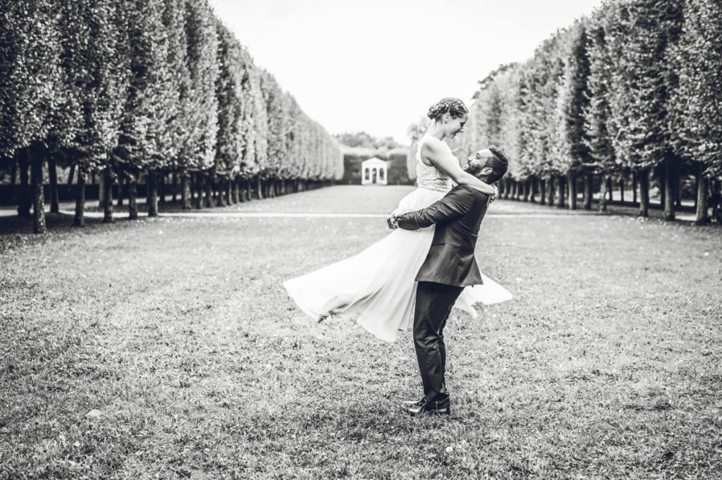 Séance couple au parc du château de Compiègne