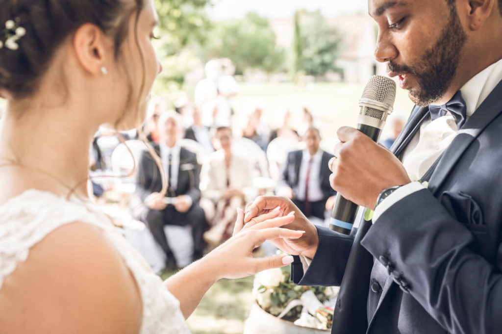 Cérémonie laïque de mariage à la ferme de Maubuisson