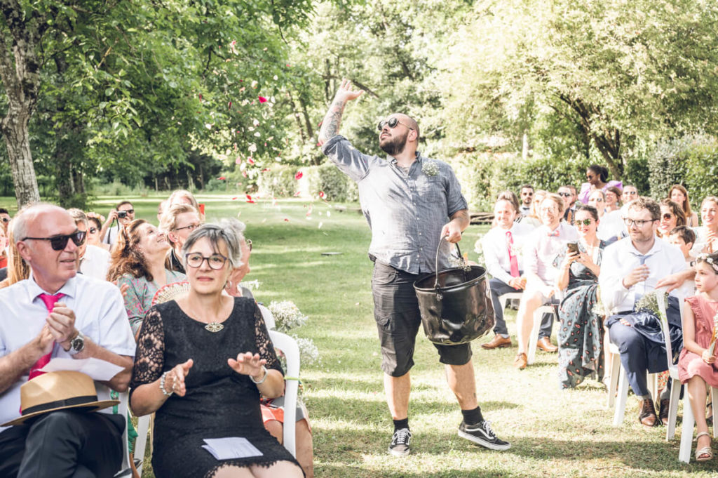 Cérémonie laïque de mariage au moulin de Sandaux