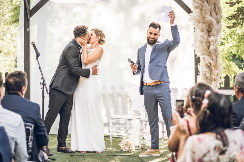 Cérémonie laïque de mariage au moulin vert