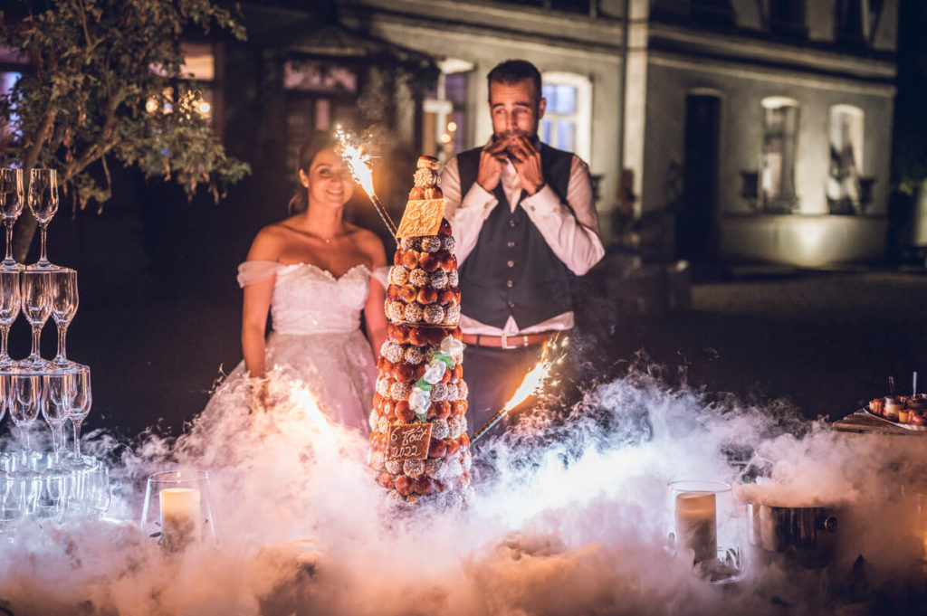 Repas de mariage au château du Bezy