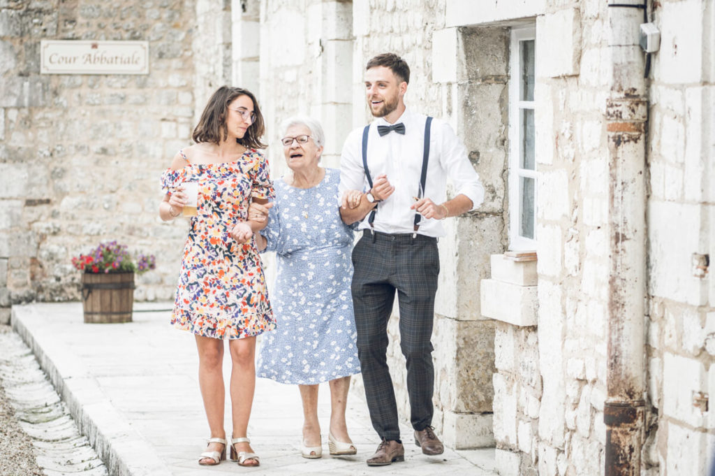 Vin d'honneur du mariage à l'abbaye royale Notre Dame Cercanceaux