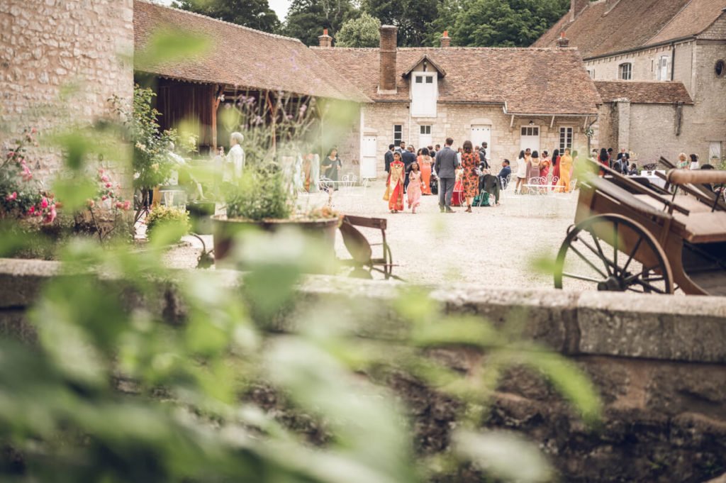 Vin d'honneur du mariage à l'abbaye royale Notre Dame Cercanceaux