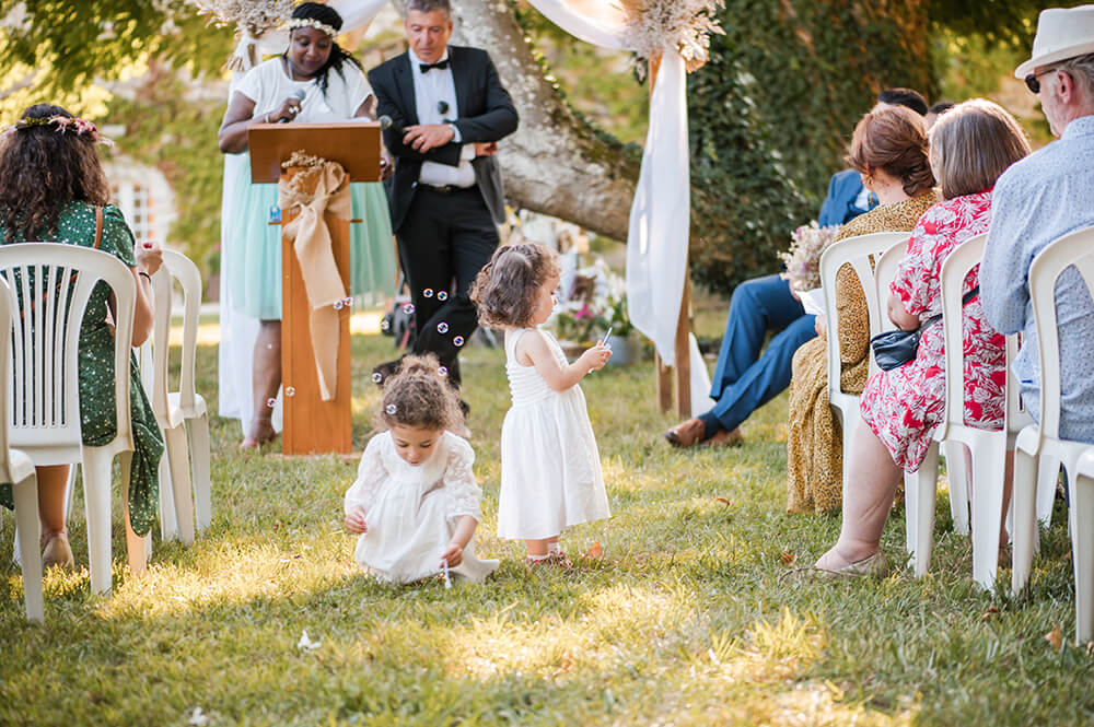 Cérémonie de mariage à l'Abbaye Royale Notre Dame de Cercanceaux