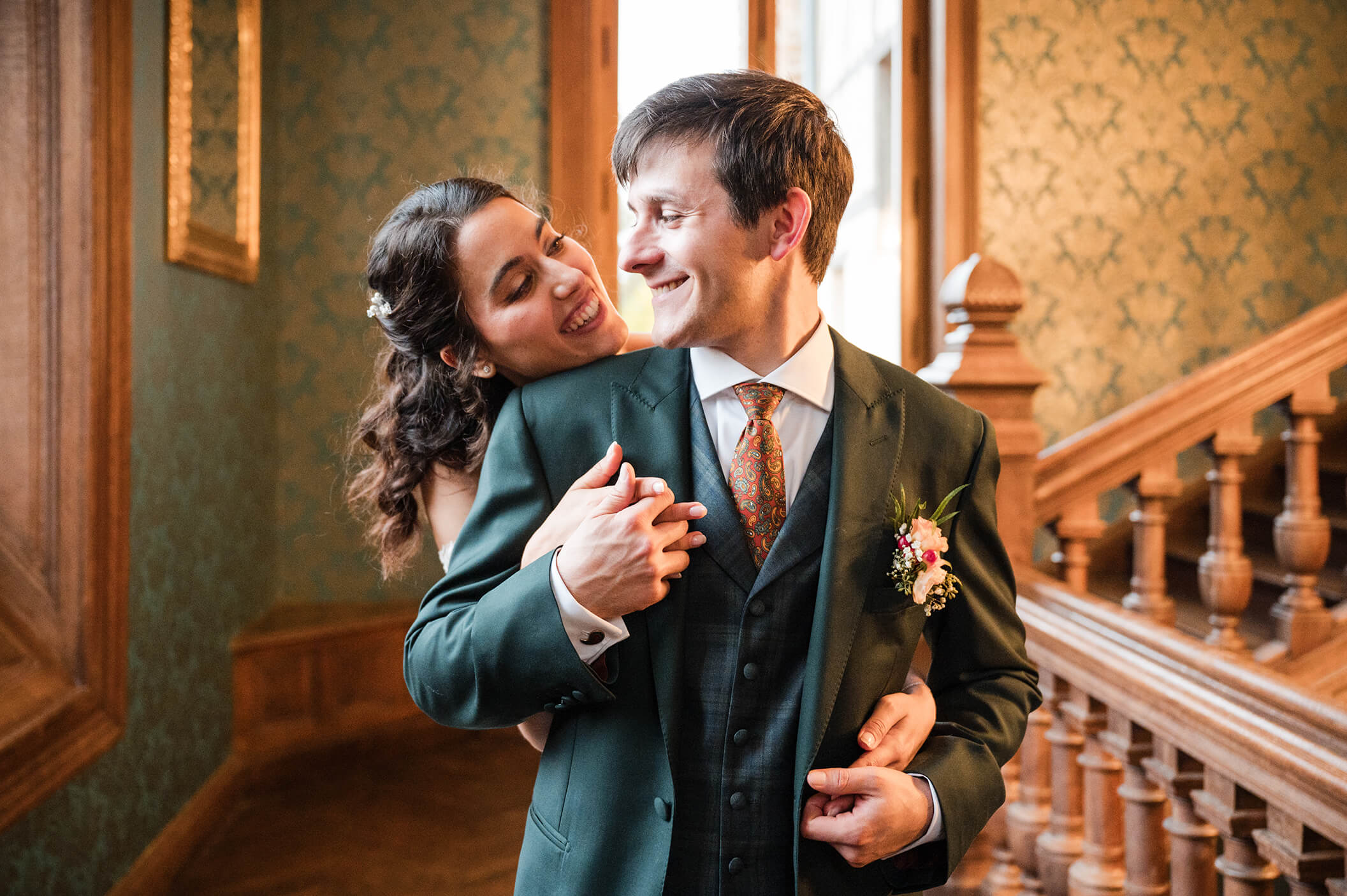 Photos de couple de mariage au château de Chambly