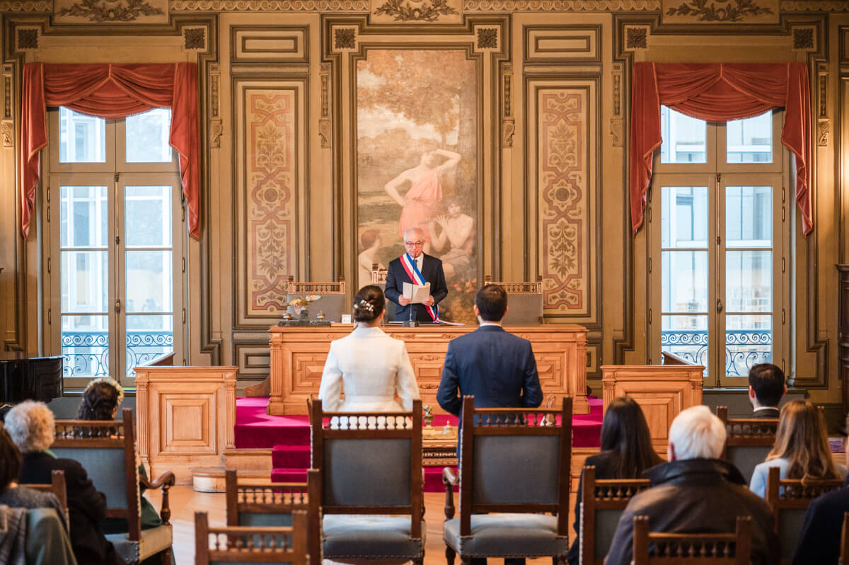 Mariage à la mairie de Courbevoie
