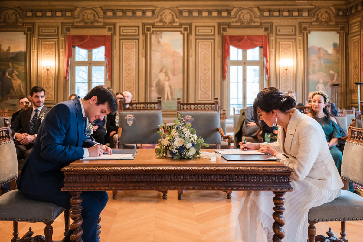Mariage à la mairie de Courbevoie