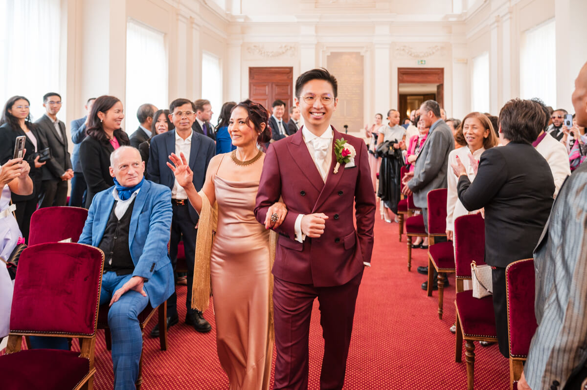 Mariage à la mairie d'Issy les Moulineaux