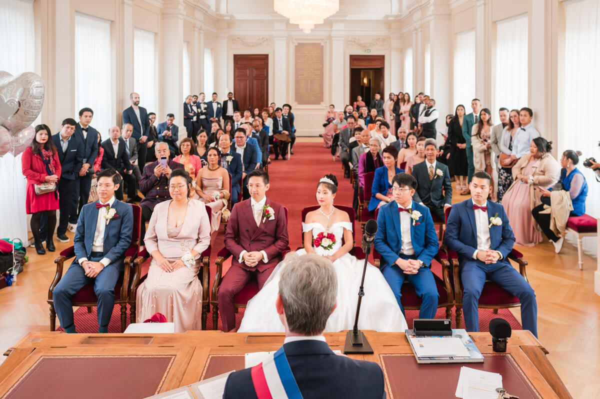 Mariage à la mairie d'Issy les Moulineaux
