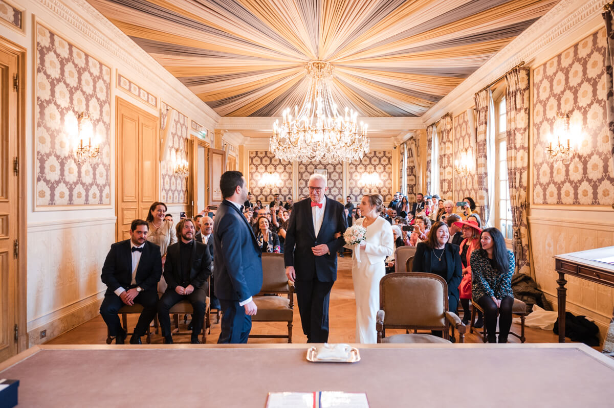 Mariage à la mairie de Levallois Perret