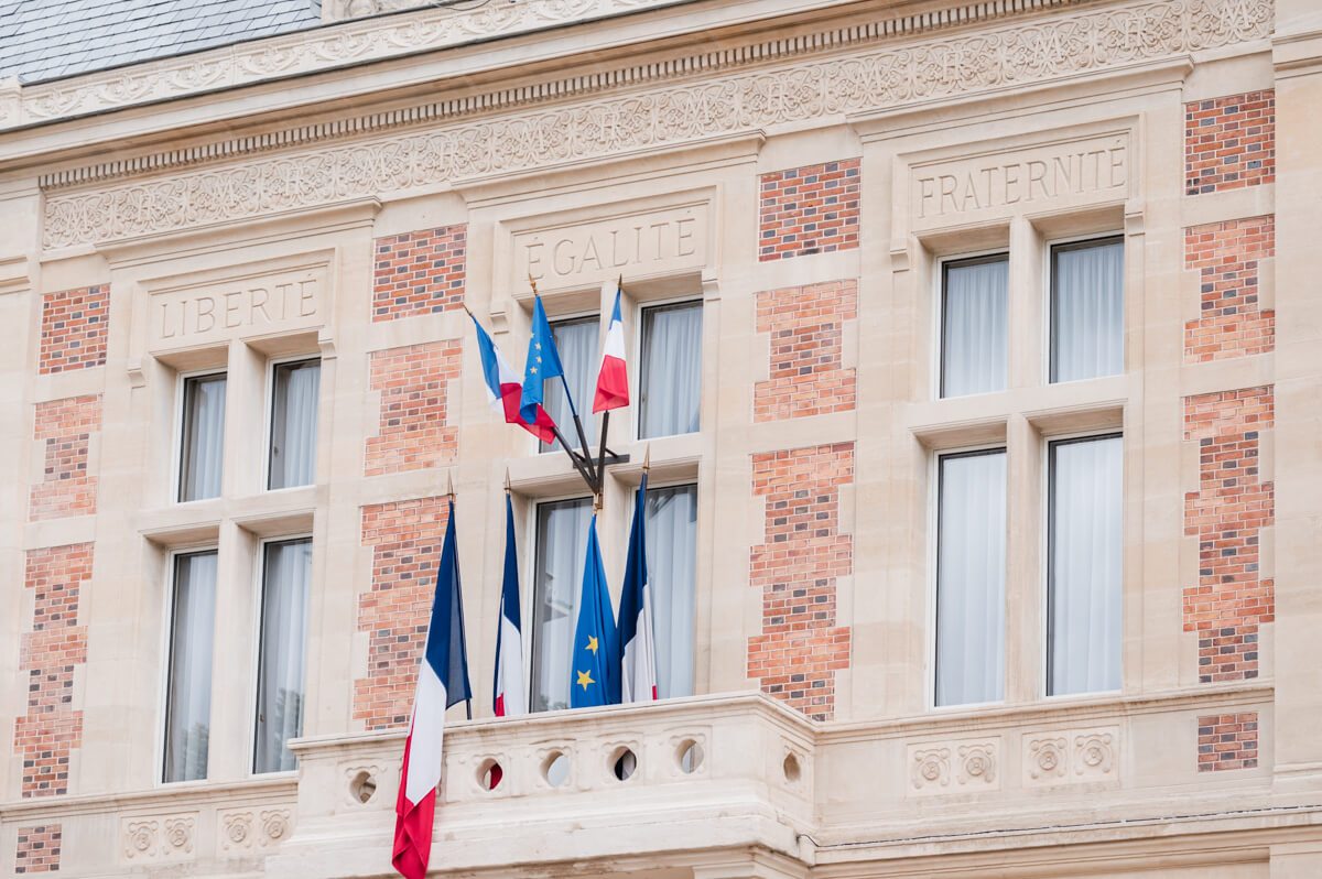 Mariage à la mairie de Montrouge