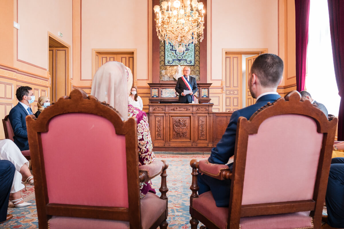 Mariage à la mairie de Montrouge
