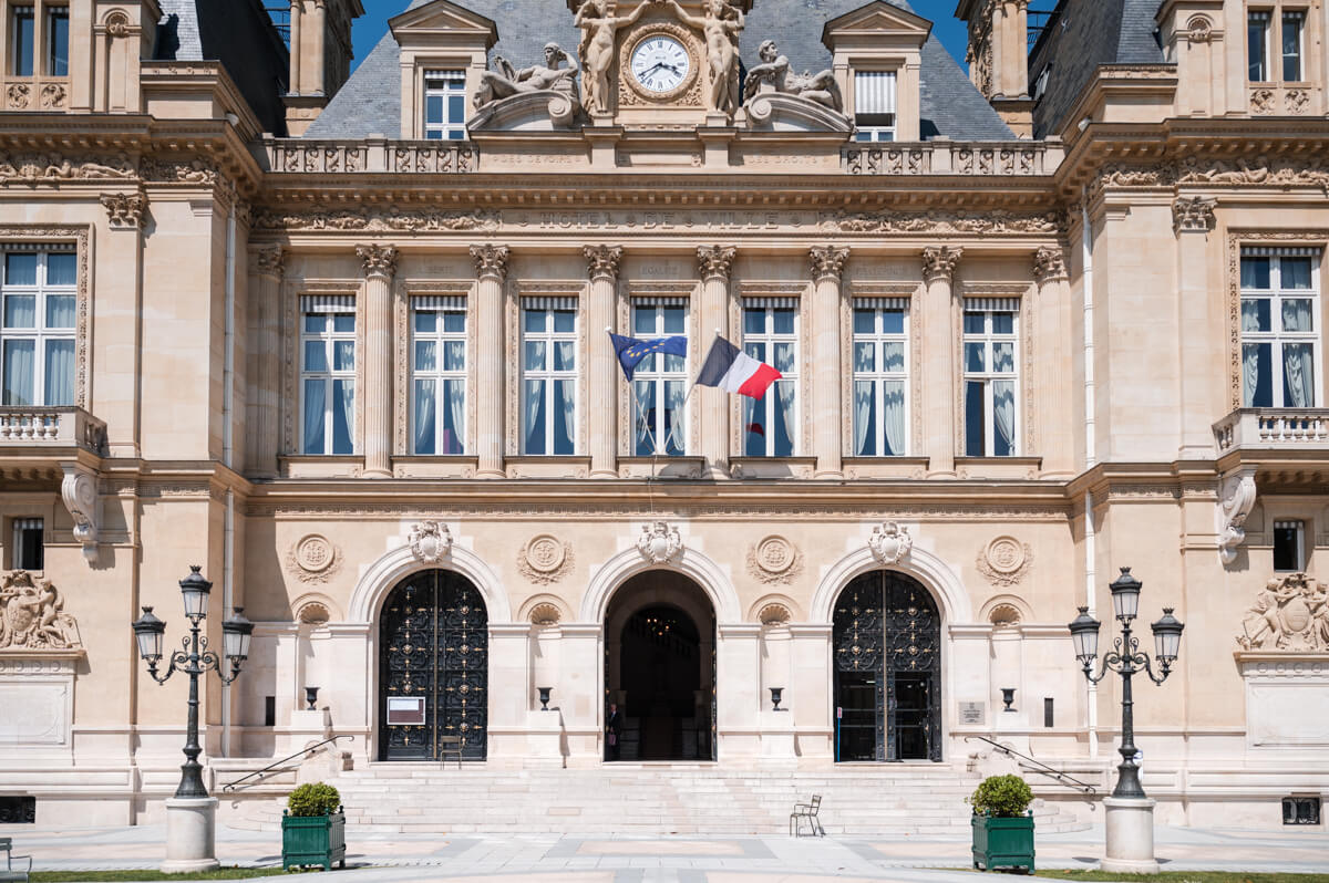 Mariage à la mairie de Neuilly sur seine