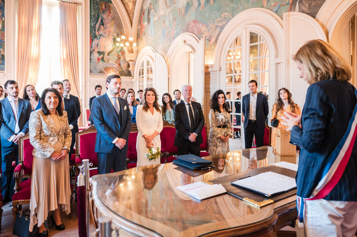 Mariage à la mairie de Neuilly sur seine
