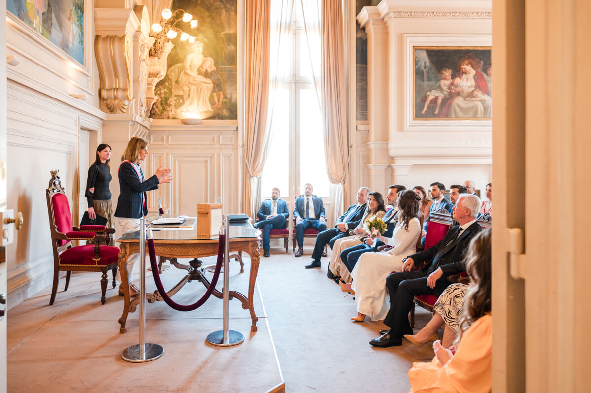 Mariage à la mairie de Neuilly sur seine