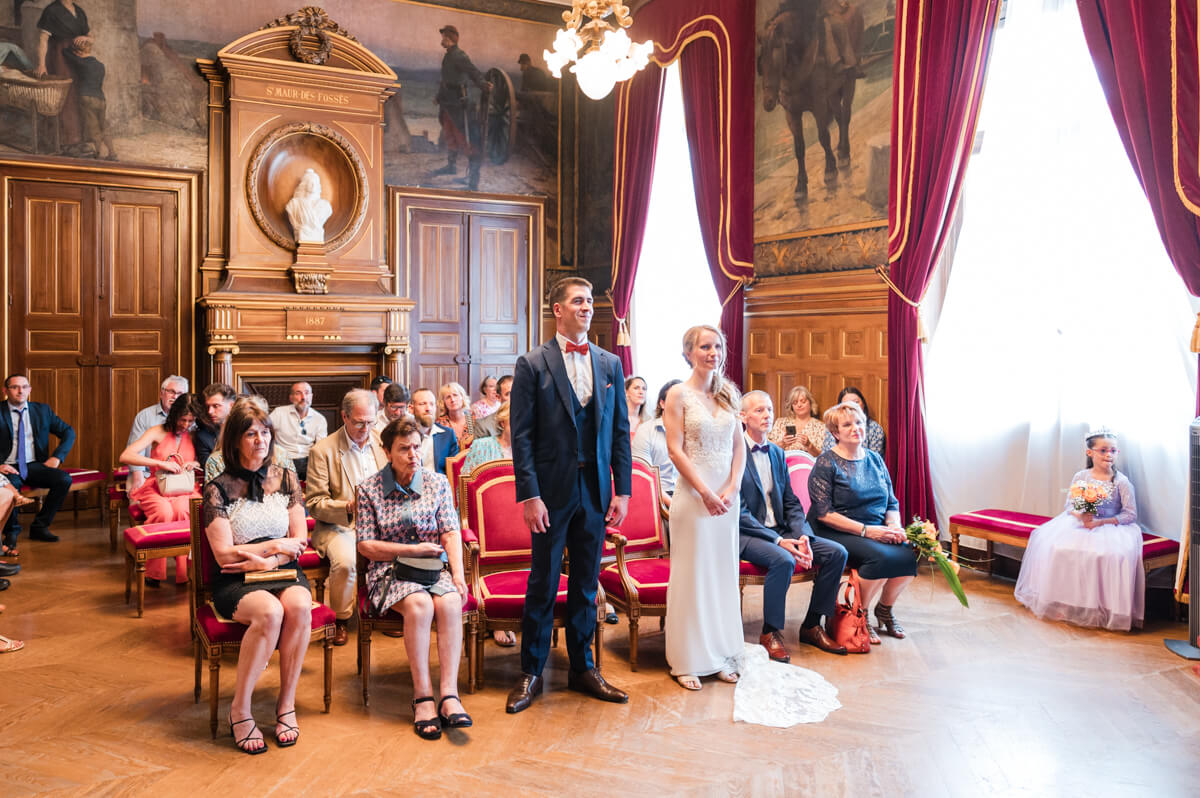 Mariage à la mairie de Saint Maur des fossés