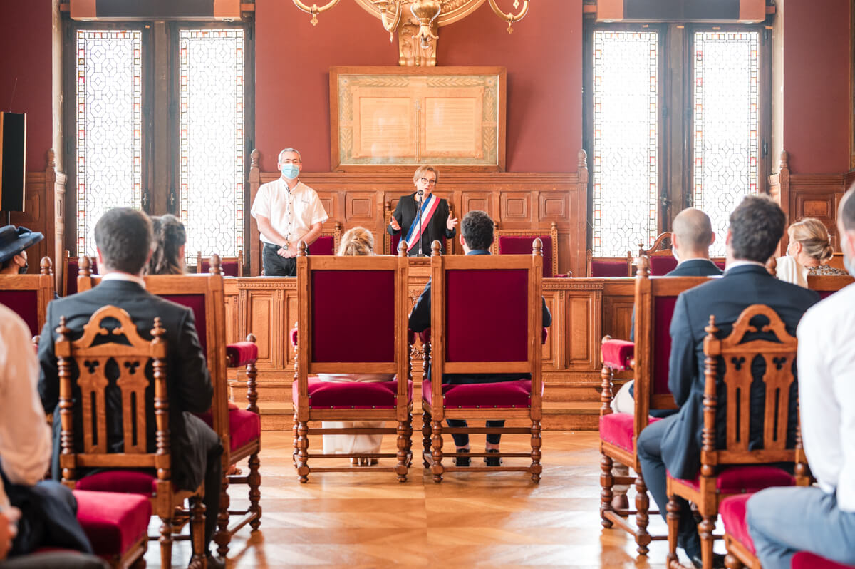 Mariage à la mairie de Vincennes