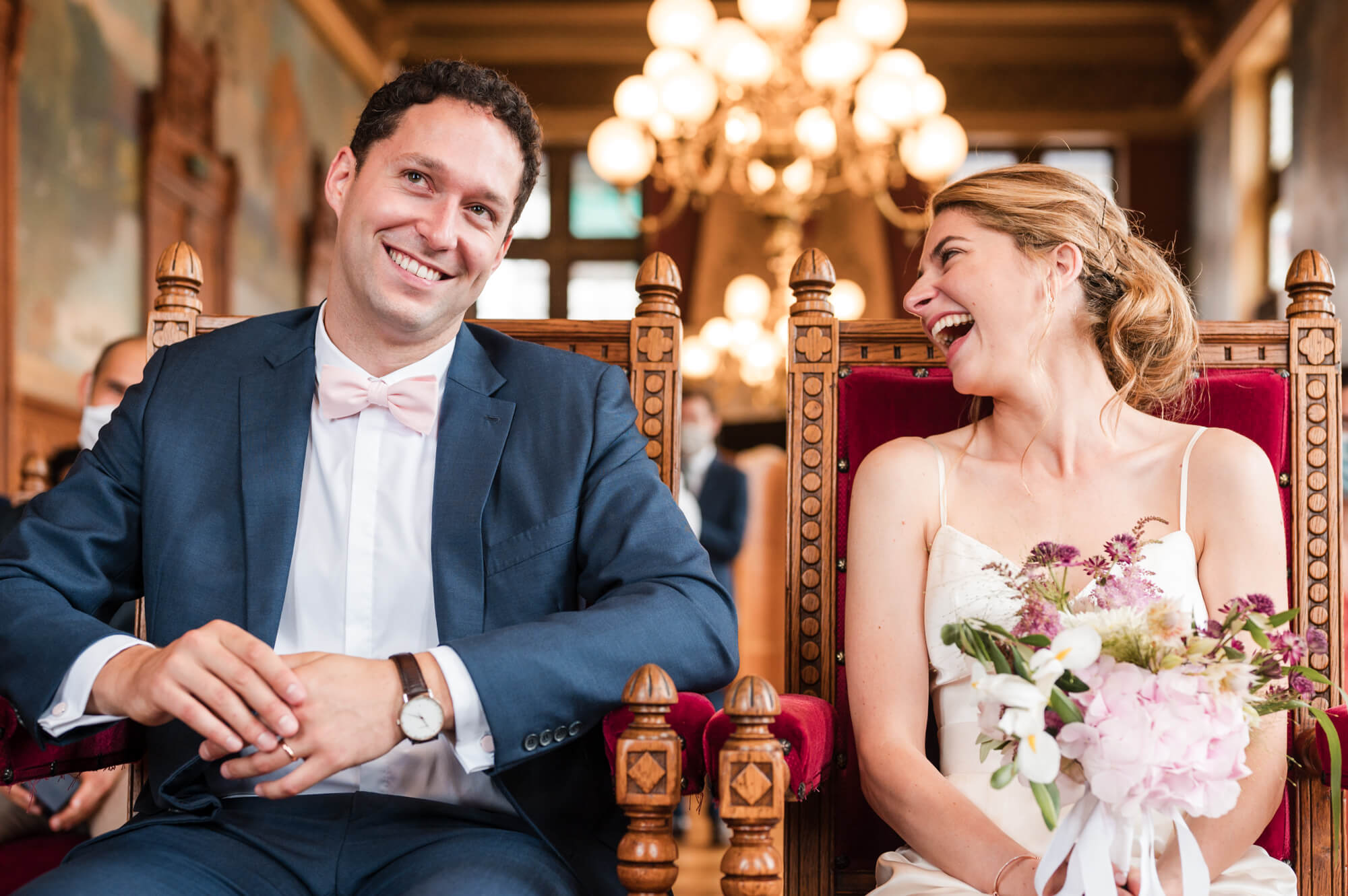 Mariage à la mairie de Vincennes