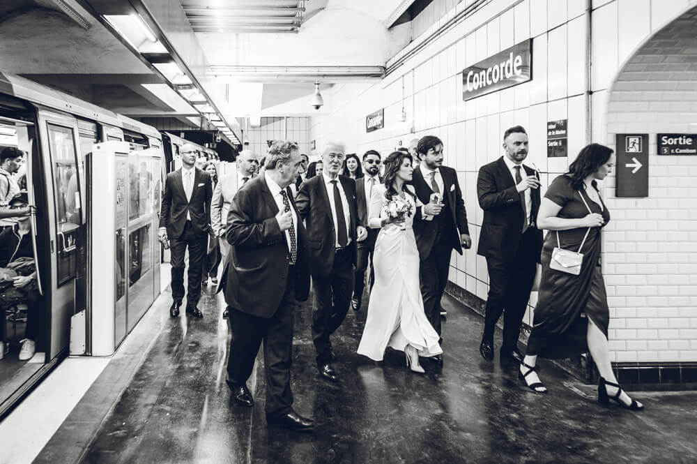 mariage-metro-paris-3 Mariage dans le métro à Paris