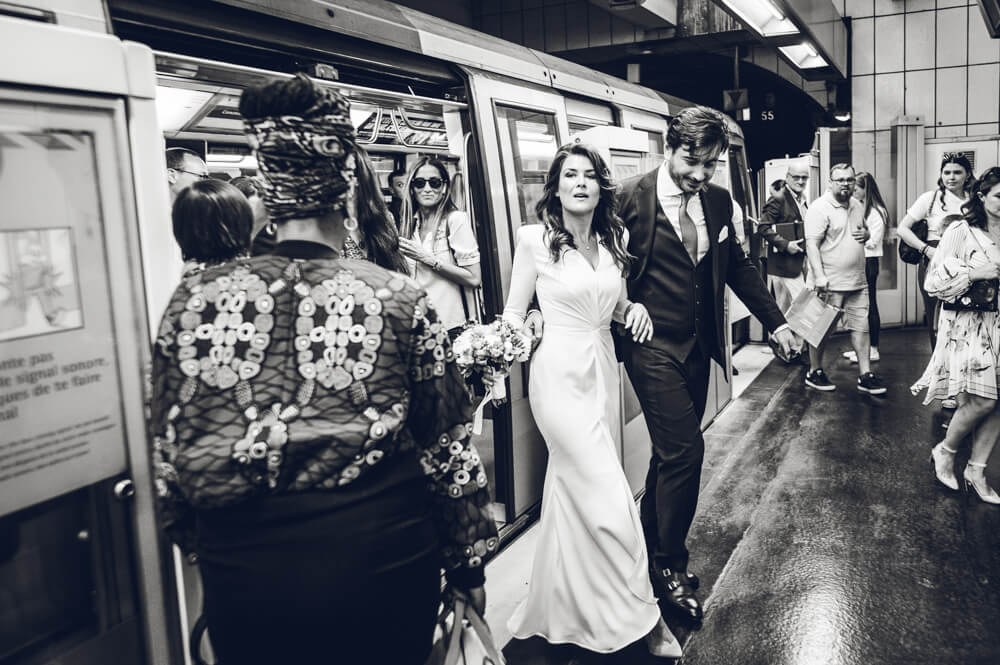 mariage-metro-paris-4 Mariage dans le métro à Paris