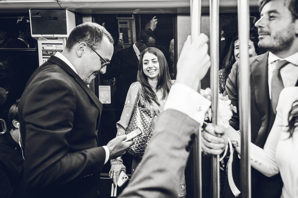 mariage-metro-paris-6 Mariage dans le métro à Paris
