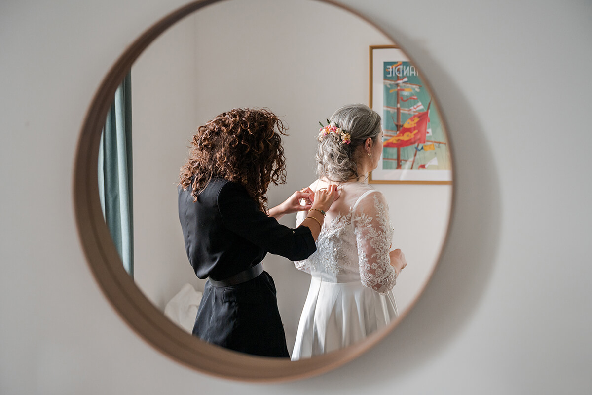 Préparatif de mariage à la Grange de Fontenay