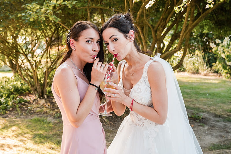 Cocktail de mariage au domaine des Médard