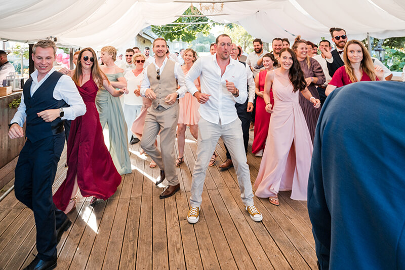 Cocktail de mariage au domaine des Médards
