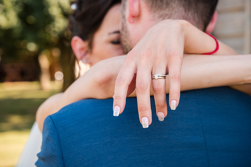 Photos de couple de mariage au domaine des Médards