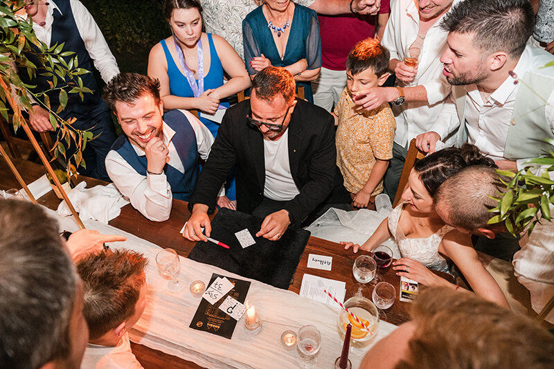 Repas de mariage au domaine des Médard