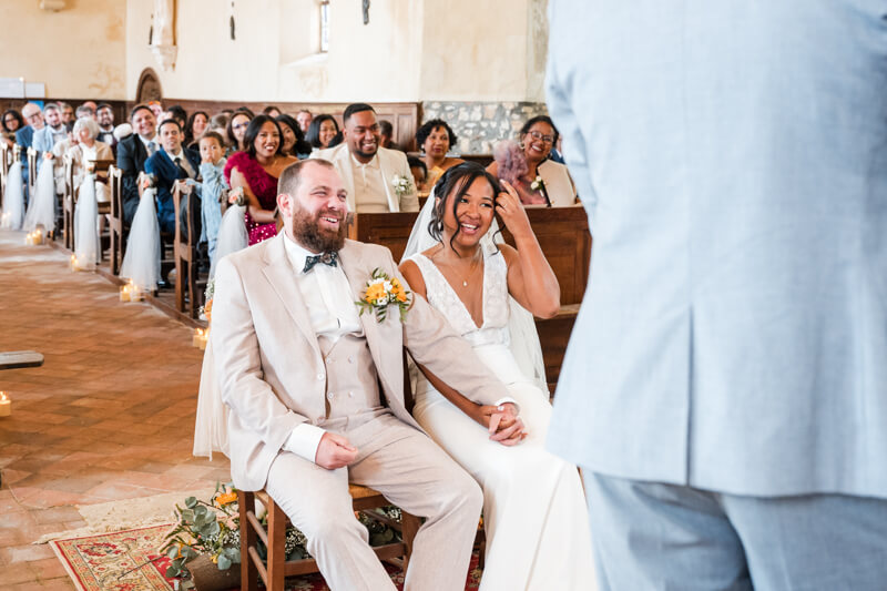 Eglise lors du mariage à Beauficel en Lyon