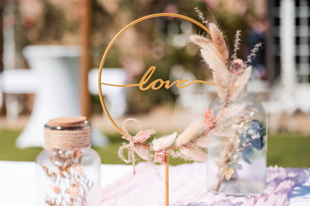 Cocktail de mariage au domaine des trois chevaliers