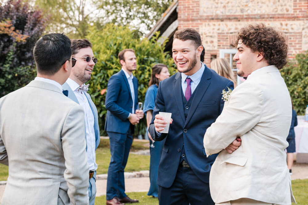 Cocktail de mariage au domaine des trois chevaliers