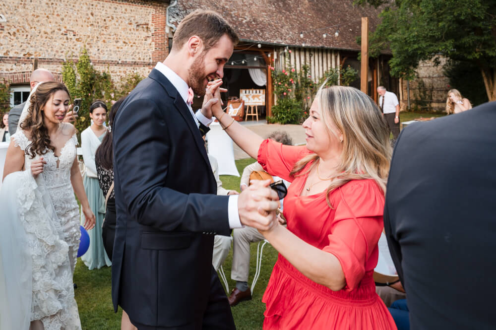 Cocktail de mariage au domaine des trois chevaliers