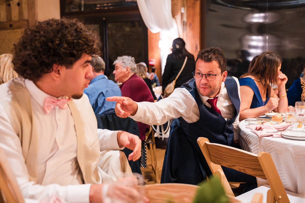 Repas de mariage au domaine des trois chevaliers