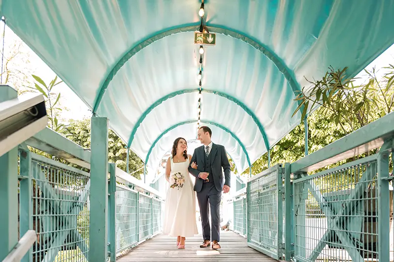 Mariage à la Guinguette de l'île du martin pêcheur