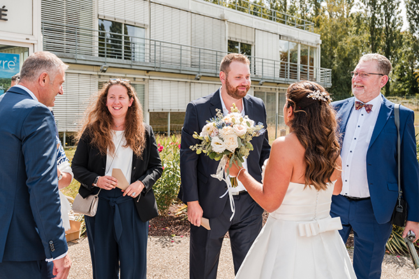 Photos de mariage à la mairie de Saint-Fargeau-Ponthierry