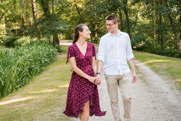 Photo de couple au parc Montgé en Goële