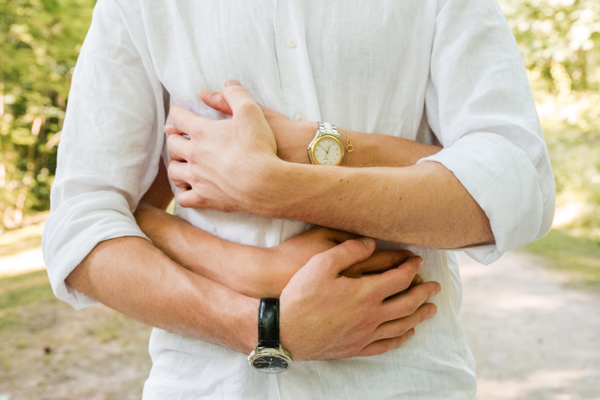 Photo de couple au parc Montgé en Goële