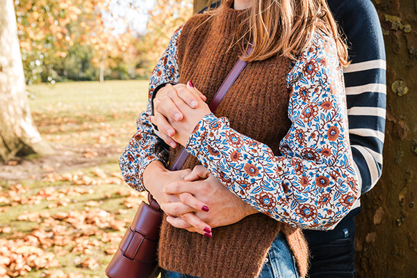 Couple au bois de Vincennes - Studio Matthieu