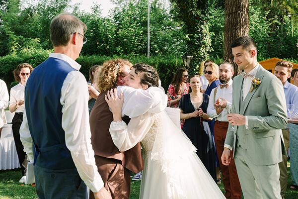 Cocktail de mariage au domaine de Gaston