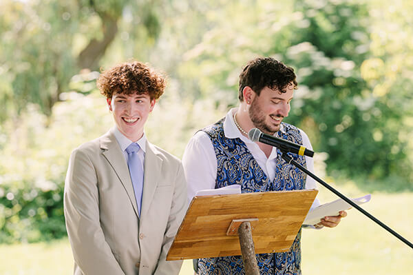 Cérémonie laïque de mariage au domaine de Gaston