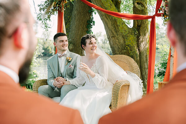 Cérémonie laïque de mariage au domaine de Gaston