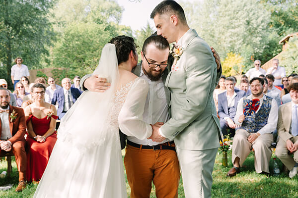 Cérémonie laïque de mariage au domaine de Gaston